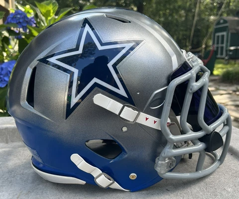 Dallas Cowboys Custom Full Size Authentic Riddell Speed Football Helmet !! Cover