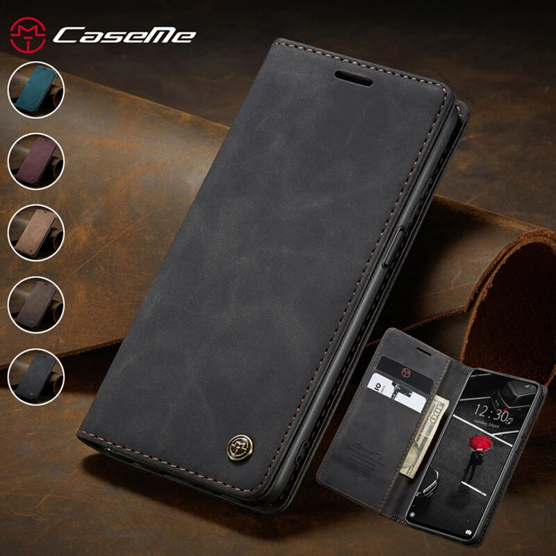 Magnetic Wallet Case Card Slim Leather Flip Cover for Xiaomi Mi 12/13 Lite Pro - Image 1 of 4