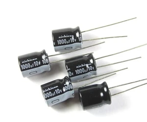 25pcs Nichicon HM 1000uF 10v 105c Radial Electrolytic Capacitor for Motherboard  - Picture 1 of 1