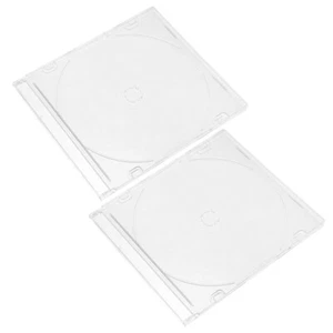 2 Pcs Aufbewahrungsbox Aus Acryl Reisen Büro DVD-Aufbewahrungs-Organizer - Bild 1 von 12