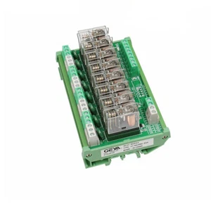 GEYA Omron Relay Module for PLC 8 Channel 12V 24V AC/DC 1NO1NC Pluggale Relay - Picture 1 of 10
