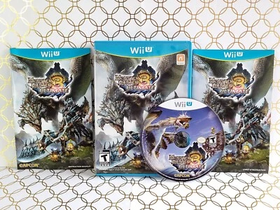Monster Hunter 3 Ultimate MINT Disc (Nintendo Wii U, 2013) CIB Complete - Tested - Image 1 of 4