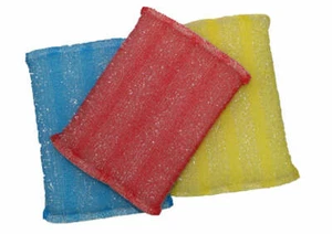 Superio Scouring Sponges - Yellow, Red, Blue (3 Pack) - Picture 1 of 1