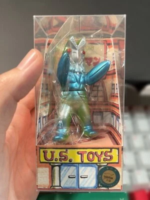 U.S.TOYS Ultraman Series Baltan Kaiju Metal Azul Verde Figura Sofubi Modelo Juguete Foto 1 de 2