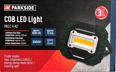 Parkside Cob LED Light with Adjustable Stand (PALC 4 A2), BRAND NEW - Image 1 of 4