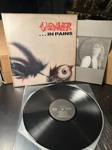 VG+ Cadaver In Pains LP 1993 Earache Death Metal Brazil Dissection Carcass Rare - Picture 1 of 8