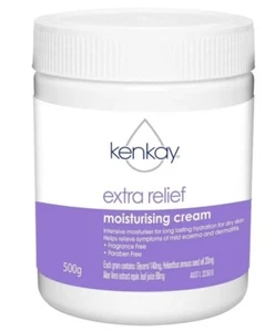Kenkay Crema Hidratante Extra Relief 500 g Hidratación Intensiva de la Piel Eczema ozhe - Imagen 1 de 1