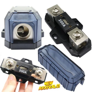 100-300 AMP ANL Fuse Holder W/ Fuse 0GA/8GA Gauge 0/8 GA Input/Output Fused - Picture 1 of 13