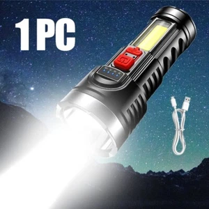 5500000Lumen Super Bright LED Tactical Flashlight USB Rechargeable 4 Modes - Picture 1 of 18