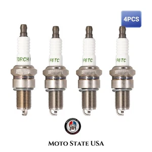 4X F6TC Spark Plug Replacement For Bosch W175T30 AC Delco 42XLS NGK BP6ES - Picture 1 of 2