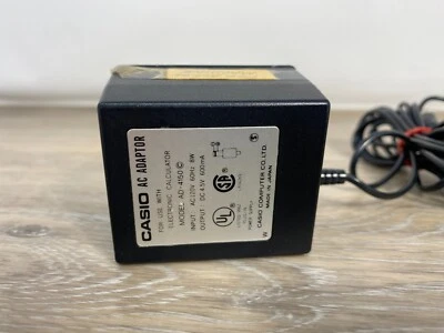 GENUINE CASIO AD-4150 RARE VINTAGE AC ADAPTOR POWER SUPPLY PLUG CHARGER 4.5V - Image 1 of 4