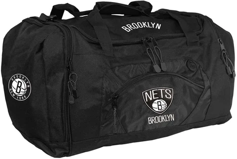 Brooklyn Nets Premium "Roadblock" Duffel Bag, carry on luggage gym bag Cover