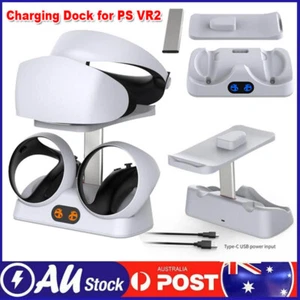 Charging Dock Station for PS 5 VR2 Charger Base for PSVR2 Headset Storage Stand - Picture 1 of 8