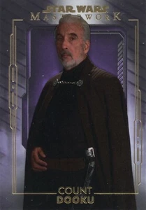 Star Wars Masterwork 2020, Count Dooku (68) Purple Parallel Base Card #35/50 - Picture 1 of 2