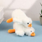 Big White Goose Plush Toy Cartoon Pendant Stuffed Doll Keychain Car Bag Deco _cu