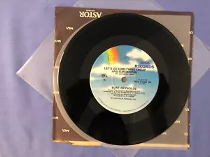 Burt Reynolds Let's Do Something Cheap and Superficial 7" Vinyl Single 1980 MCA - Picture 1 of 6