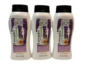 3x Pro Silk Duschgel mit Aloe Vera feuchtigkeitsspendender Lavendel Kamille je 24 Unzen NEU - Bild 1 von 2