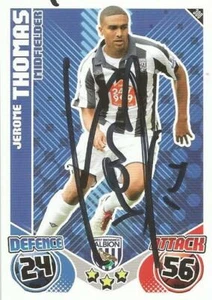 JEROME THOMAS* SIGNED WEST BROM 2010/2011 MATCH ATTAX TRADING CARD+COA - Picture 1 of 1