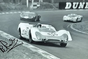 British Racing Driver Brian Redman Hand Signed Photo 12x8" 6 - Picture 1 of 1
