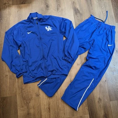 Kentucky Wildcats Track Suit Jacket Pants Track & Field Team Issue Mens Small - Image 1 of 4