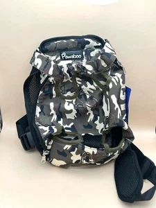 Dog Carrier Pawaboo Backpack Adjustable Pet Front Back Dog Sack Bag Camo Medium - Picture 1 of 6