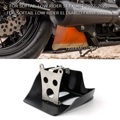 Para Harley M8 117 Softail Breakout 2018-2024 Marco trasero barbilla alerones protección - Imagen 1 de 4