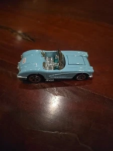 Vintage Hot Wheels '58 Chevy Corvette Turquoise Enamel Die Cast - Picture 1 of 4