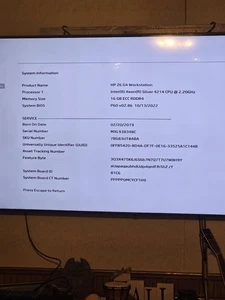 HP Z6 G4 Workstation Xeon Silver 4124 2.2GHz 12 Core CPU 16GB GTX 760 & Quadro - Picture 1 of 11