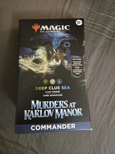 Magic The Gathering Murders at Karlov Manor Commander Deck Deep Clue Sea Neu - Bild 1 von 3