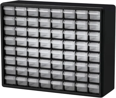 Storage Organizer Cabinet Plastic Parts Hardware Container Toy Bin 64-Drawer - Image 1 of 4