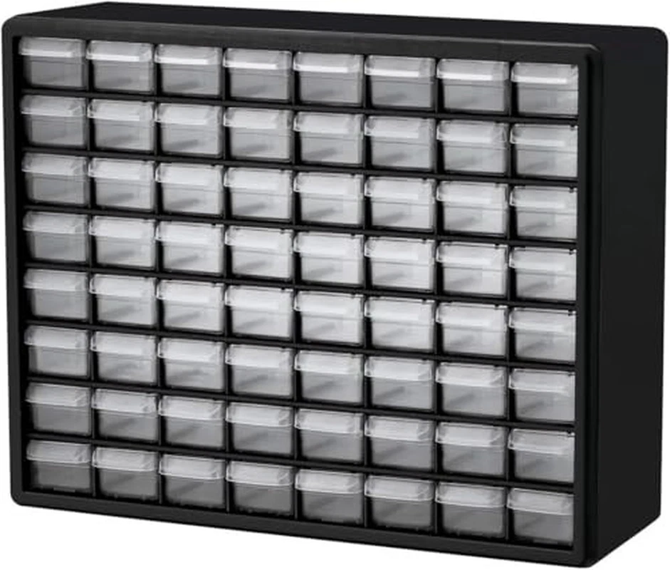 Storage Organizer Cabinet Plastic Parts Hardware Container Toy Bin 64-Drawer - Image 1 of 4