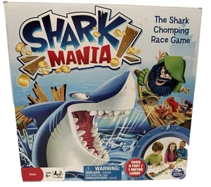 Shark Mania The Shark Chomping Race Game Spin Master COMPLETE - Picture 1 of 3