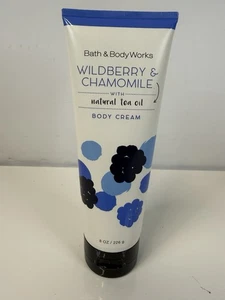 Bath & Body Works Wild Berry And Chamomile With Natural Tea Oil Body Cream 8 Oz - Picture 1 of 3