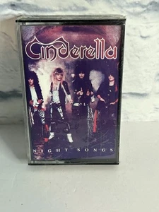 CINDERELLA-Night Songs Cassette Tape 1986 Polygram 80s Glam Rock SEALED! - Imagen 1 de 10