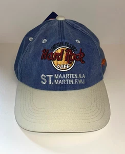 RARO BERRETTO DA BASEBALL VINTAGE HARD ROCK CAFE SAVE THE PLANET - ST. MAARTEN - MARTIN nuovo con etichette - Foto 1 di 5