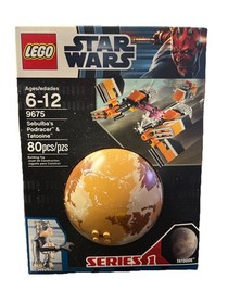 LEGO Star wars (9675) Sebulba's Podracer & Tatooine 2012 80 Pcs
