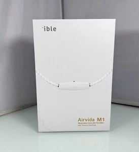 Ible Airvida M1 Wearable Personal Ionic Air Purifier Necklace & Clip - White NEW - Picture 1 of 11