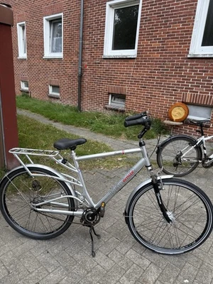 Kettler Citybike silber , 28 Zoll– fahrbereit, mit Rücktrittbremse - Bild 1 von 4