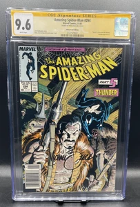 Amazing Spider-Man #294 Signed Mike Zeck 1987 Marvel CGC SS 9.6 Newsstand Death - Picture 1 of 2