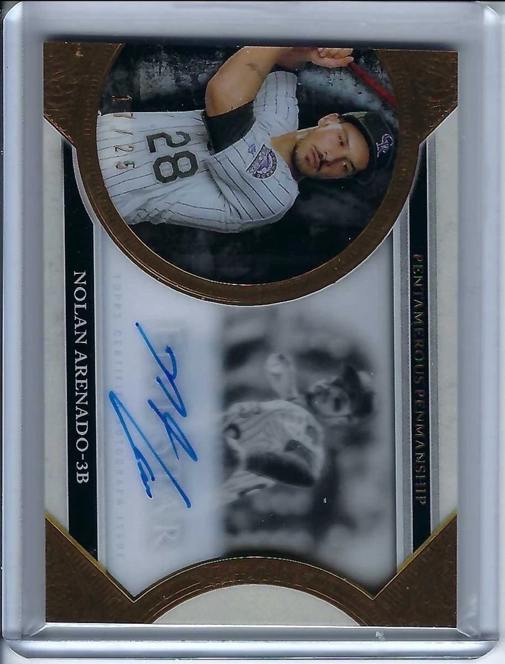 2020 Topps Five Star - Pentamerous Penmanship Nolan Arenado #PP-NAR /25 - Image 1 of 2