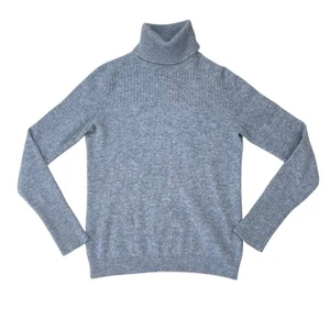 Veronica Beard Kressy Grey Cashmere Turtleneck Sweater Sz. S - Picture 1 of 6