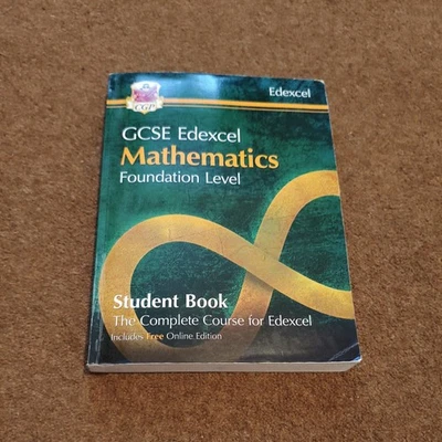 GCSE Maths Edexcel Student Book Foundation with Answer Key Stage 4 CGP - Image 1 of 4