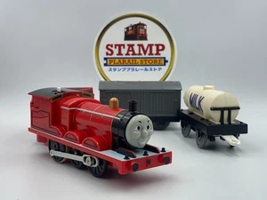 Juego de carga Tomy Trackmaster Plarail James el motor rojo - Imagen 1 de 7