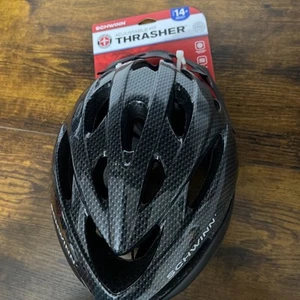 Schwinn New Black Adjustable Fit Thrasher Helmet 14+ Adult - Picture 1 of 10