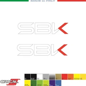 2 ADESIVI SBK 2022 SUPERBIKE mm.100x22 STICKERS KLEBSTOFFE DUCATI YAMAHA - Imagen 1 de 1