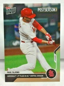 Paul DeJong 2020 Topps Now Postseason #PS-156 - ST. LOUIS CARDINALS - SP /157