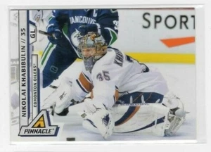 Engrasadores Edmonton Nikolai Khabibulin 10-11 Panini Pinnacle comunes #121 - Imagen 1 de 1