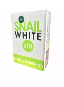 Snail Whit Glutathion x10 Acne and Whiteni Soap Brighteni Reduce Acne - Picture 1 of 2