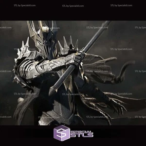 Sauron Lord of the Rings Kit modello resina 3D 1:6! UNPAINTED - Imagen 1 de 5