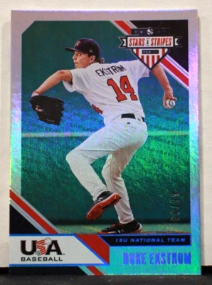 2020 Panini Stars & Stripes 61 Duke Ekstrom - 15U Team Holo Foil /99 - Image 1 of 2